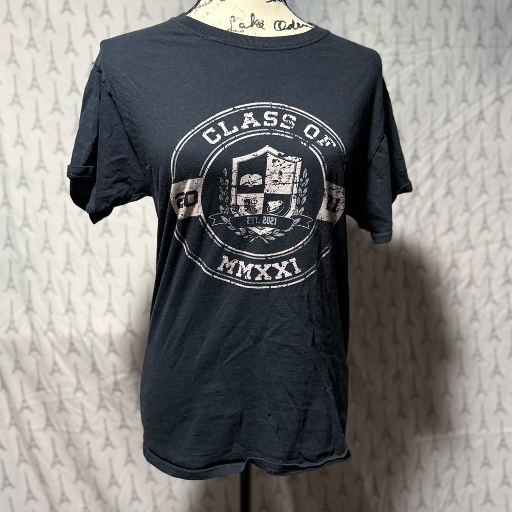 Class of 2021 Black Graphic T-Shirt